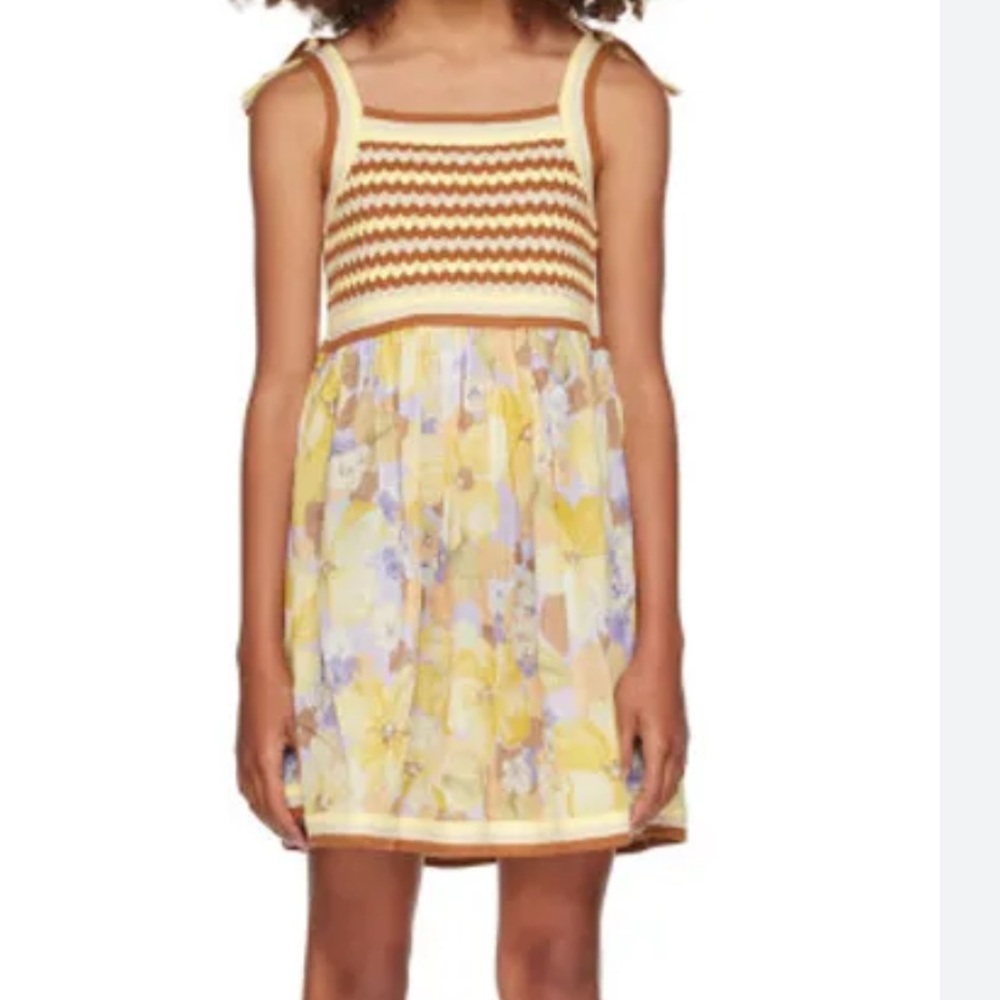 ZIMMERMANN Kids Multicolor Pop Dress Girls Size 8 Cotton Spring Summer